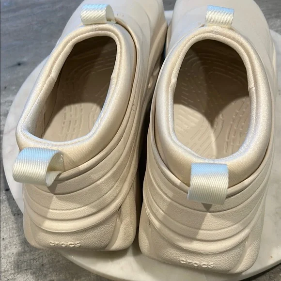 CROCS Tundra Echo Trainer’s Off-White unisex size M10  W12 - Picture 6 of 11